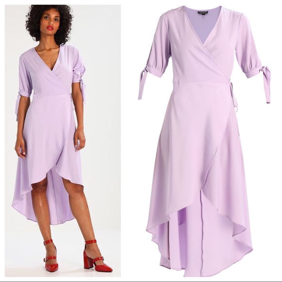 topshop lilac dress